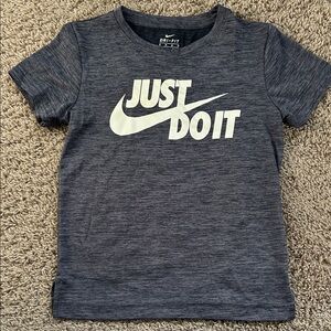 Nike Kids Gray Just Do It Tee